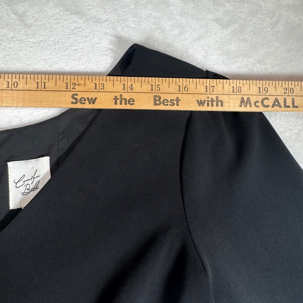 Camilyn Beth Black Colorblock‎ Pleated Sleeve Shift Dress Womens 14* | Mod - Picture 13 of 14